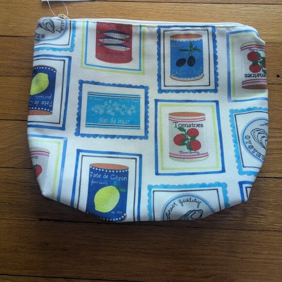 NWT Loft Makeup Bag Vinyl Lined - Picture 1 of 12